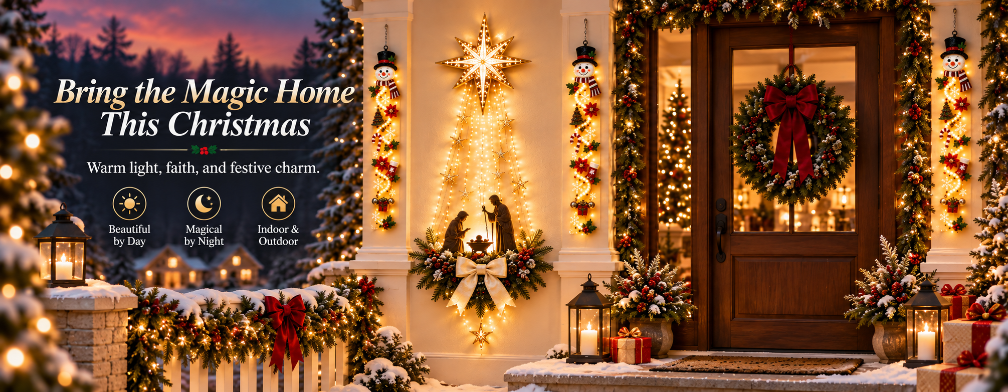 Bethlehem Star Christmas Light Decoration