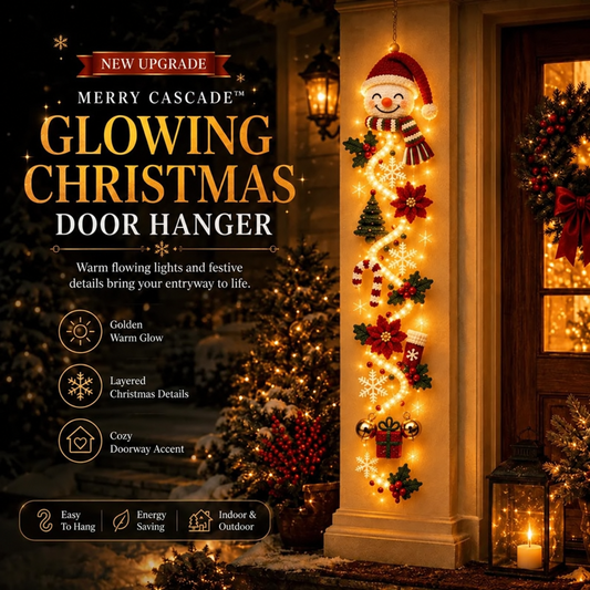 🎄Glowing Christmas Door Hanger