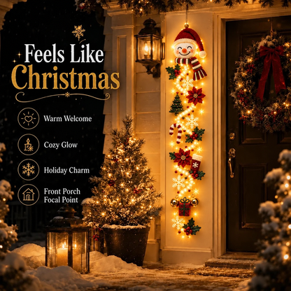 🎄Glowing Christmas Door Hanger