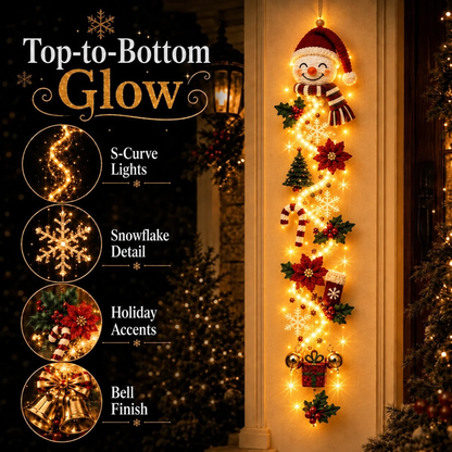 🎄Glowing Christmas Door Hanger